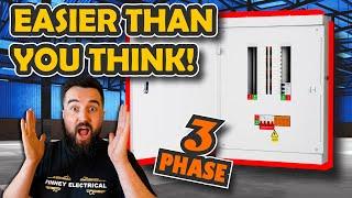 HOW TO WIRE A 3 PHASE DISTRIBUTION BOARD! 