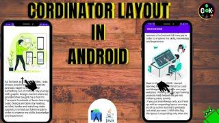 CordinatorLayout in Android||Collapsing Toolbar||Tutorial-2020