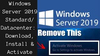 Windows Server 2019 activation key:  Standard or Datacenter