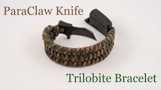 Trilobite Paracord Bracelet with ParaClaw Knife Buckle