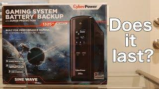 How long will my 125$ battery backup power my network and Server for? (CyberPower GX1325U)