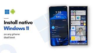 Install windows 11 on android phone | Windows 11 ARM for android