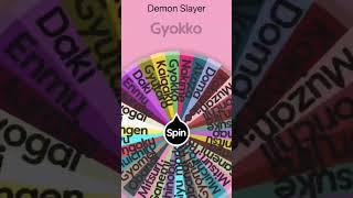 Spinning the Wheel Until Marked Mitsuri Loses #demonslayer #shorts