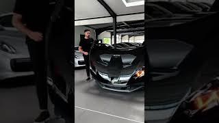 Opening the trunk of the Lamborghini Huracan STO #shorts
