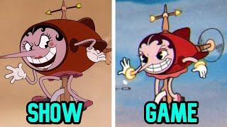 The Cuphead Show SEASON 2 VS. Cuphead Video Game Comparison