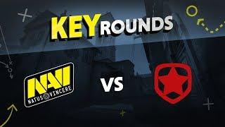 Key rounds: NAVI vs Gambit on Inferno @ DreamHack Open Winter 2017