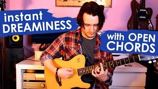 EASY & DREAMY Guitar Chords #4 - Intuitive Open Tunings (Tutorial)