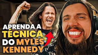 APRENDA AGORA: VOZ MISTA E BELTING COM O MYLES KENNEDY