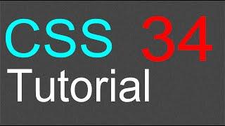 CSS Tutorial for Beginners - 34 - Absolute position for an element