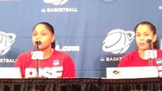 Monique Reid on play of Schoni Schimmel