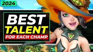 The BEST Talent For EVERY Champion in Paladins! (2024)