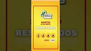 Resultado Loteria del Huila del martes 20 de Mayo de 2025 #Shorts #Loteria