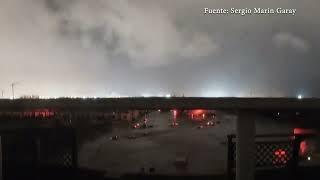 Así se inundó Alfafar: una cámara instalada en una terraza captó toda la tragedia