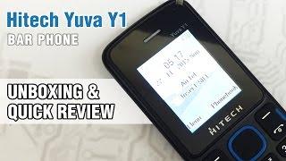 Hitech Yuva Y1 Budget Bar Phone Unboxing | Review