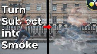 How to Make Object Vanish in A Puff of Smoke in DaVinci Resolve Fusion | Smoke Disappear Effect