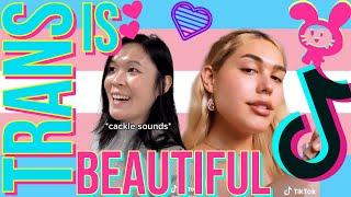 ️‍️ Trans Is Beautiful! ️‍️ MTF Edition | TikTok Bunny  | #tiktokviral #transisbeautiful #mtf