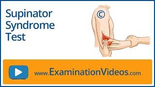 Supinator Syndrome Test