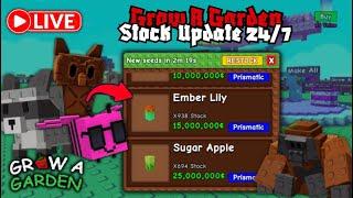 BEST Grow A Garden Live Stock 24/7 #growagarden #roblox #fyp