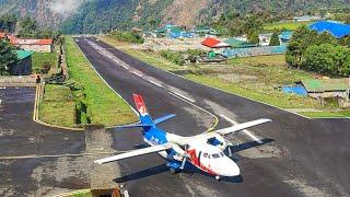 Lukla Airport takeoffs in May 2024 || most dangerous airport in the world