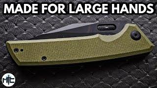 Made For Large Hands! - Sencut Glide Strike Folding Knife - Full Review