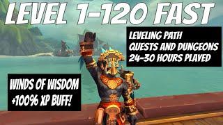 Level 1-120 FAST in WOW BFA Patch 8.3 With 100% increased experience!