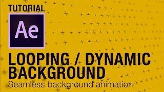 Looping Dynamic Background animation After Effects Tutorial