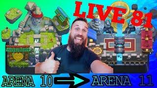 [LIVE] AJUNG ARENA 11 PE LIVE CLASH ROYALE ROMANIA - Stefan Remag gameplay ep. 81