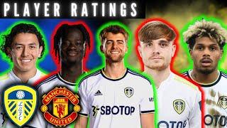 Rating EVERY Leeds players PERFORMANCE v Manchester United