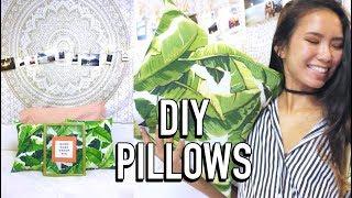 DIY PILLOW CASE TUTORIAL + FRAMEABLE ROOM DECOR | Michelle Kanemitsu