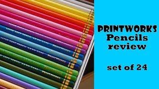 PrintWorks pencils review / Coloring with Alena