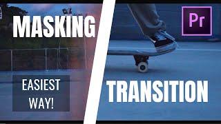 How to do the MASKING TRANSITION/FRAME BLOCKING on Adobe Premiere Pro - Editing Tutorial