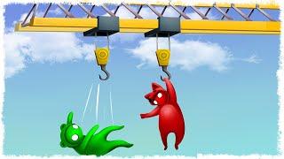 КТО УПАДЕТ, ТОТ ПРОИГРАЕТ!!! УГАР В GANG BEASTS!!!