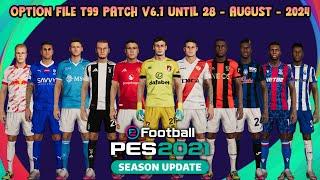 OPTION FILE T99 PATCH V6.1 UNTIL 28 - AUGUST - 2024 - PES 2021