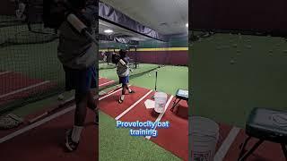 Youth Athlete Baseball training #shorts #workout #14u #provelocity bat #baseball ##youthsports #mlb