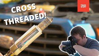 Using a Thread Chaser to Fix a Cross Threaded Spark Plug