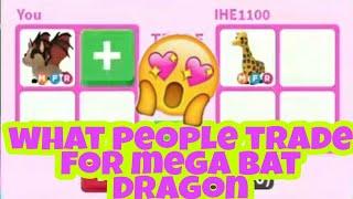 What People Trade For Mega Neon Bat Dragon In Adopt Me Trading