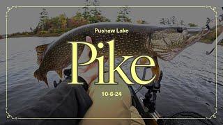 Fall Pike and Pickerel Kayak Fishing