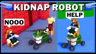 CRAZY KIDNAP ROBOT! (No Escape) In Build A Boat For Treasure ROBLOX