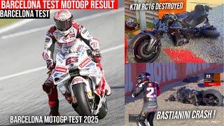 Barcelona Test MotoGP Results - MotoGP Test Today - MotoGP Test 2025 #barcelonatest