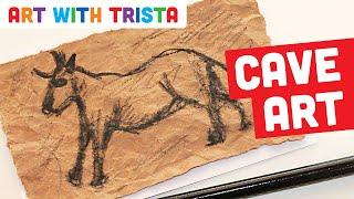 Prehistoric Art Tutorial Inspired by Lascaux Cave - Art With Trista