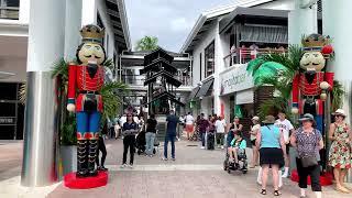 Miami Downtown , Bayside Marketplace Tour   Florida ,USA   Miami walking tour 4K