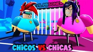 Escapamos de la Prision de CHICOS vs CHICAS en Roblox | Kori