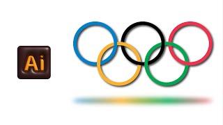 How to create Olympic Logo in Adobe Illustrator