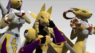 MMD (Kimagure Mercy) (Renamon y Evoluciones)