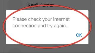 Please Check Your Internet Connection And Try Again Messenger