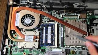 hp 8560w or 8570w heatsink and fan replacement removal (8570w MXM upgrade part 8)