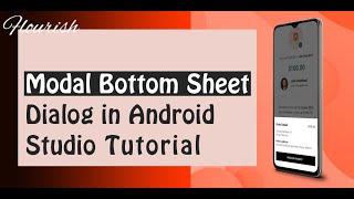 Step by step guide of Android Working with Bottom Sheet Tutorial