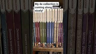 My favorite version of D&D  #dungeonsanddragons #bookcollection #4thedition #ttrpg #booktube