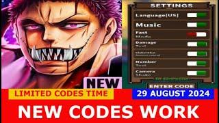 *NEW CODES* [DOUGH REWORK + FREE FRUIT CODE] Z Piece ROBLOX | LIMITED CODES TIME | August 29, 2024