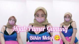 Live Hijab Pamer Dengan Berani | Gunung Membesar